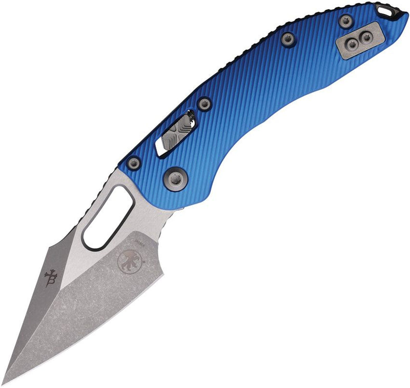 Microtech Stitch S/E Ram Lok AP Blue [169RL-10APFLBL]