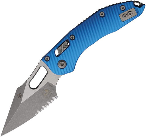 Microtech Stitch Ram Lok AP PS Blue [169RL-11APFLBL]