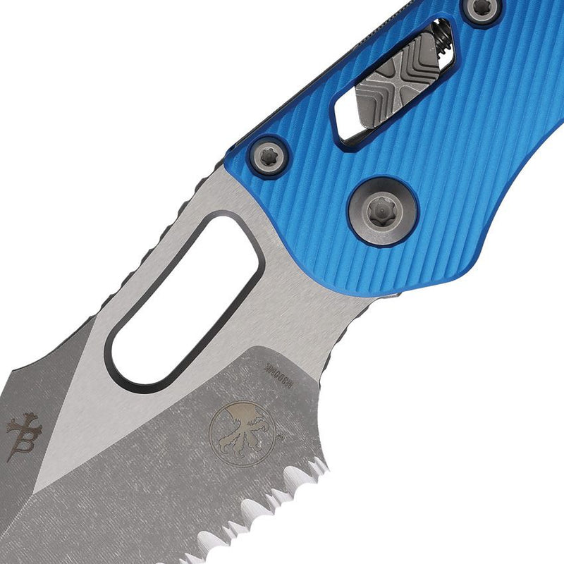 Microtech Stitch Ram Lok AP PS Blue [169RL-11APFLBL]