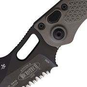 Microtech Auto Stitch S/E Button Lock AP [169-2APNC]