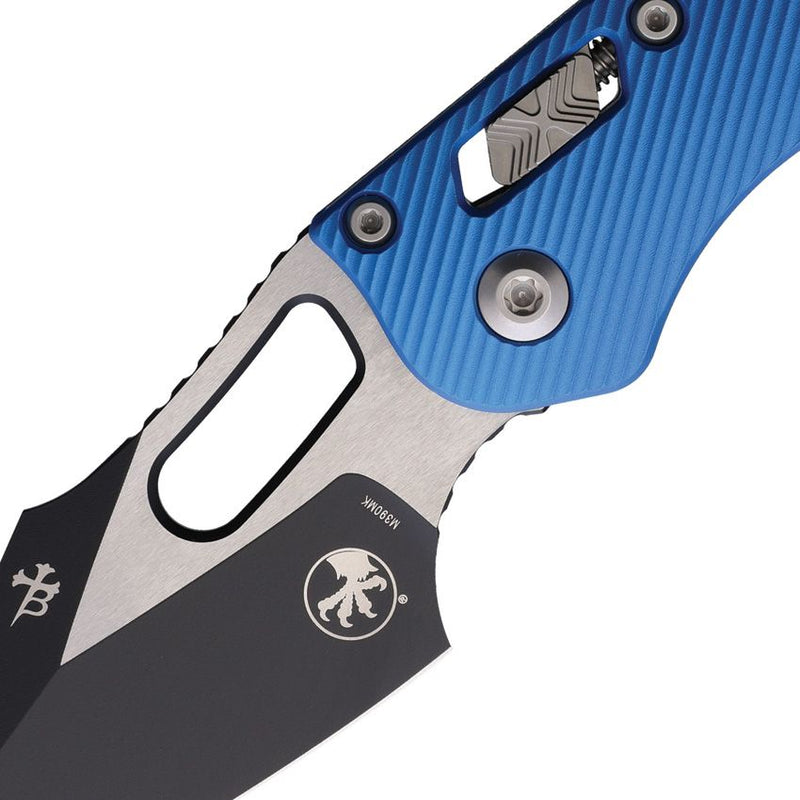 Microtech Stitch S/E Ram Lok Blue [169RL-1FLBL]