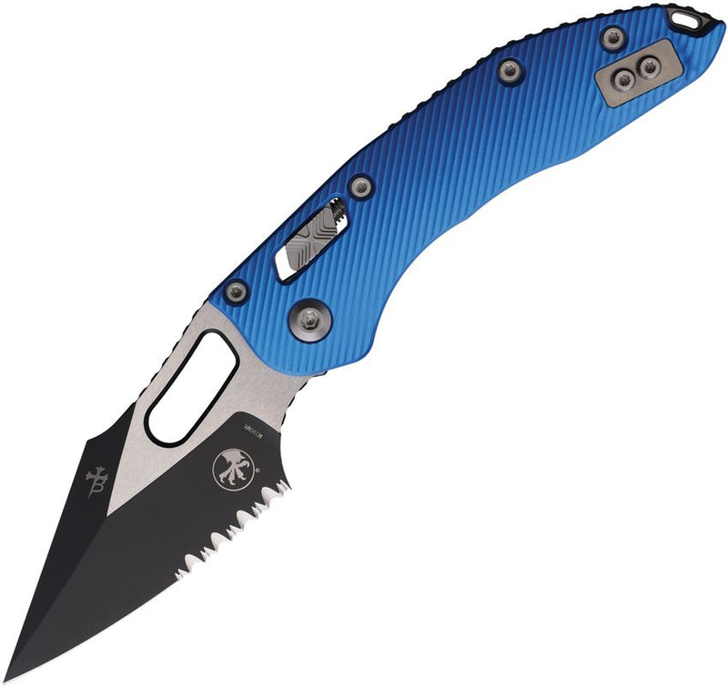 Microtech Stitch S/E Ram Lok PS Blue [169RL-2FLBL]