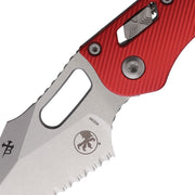 Microtech Stitch S/E Ram Lok SW FS Red [169RL-12FLRD]
