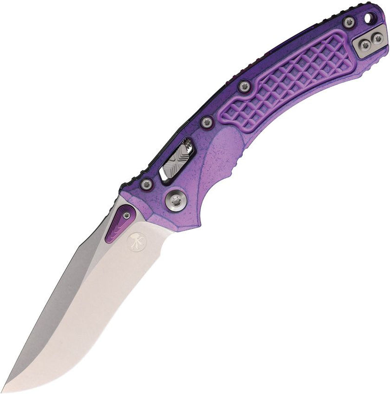 Microtech Amphibian Ram-Lok Select Purple Haze Folding Knife [137RL-10FRMS5]