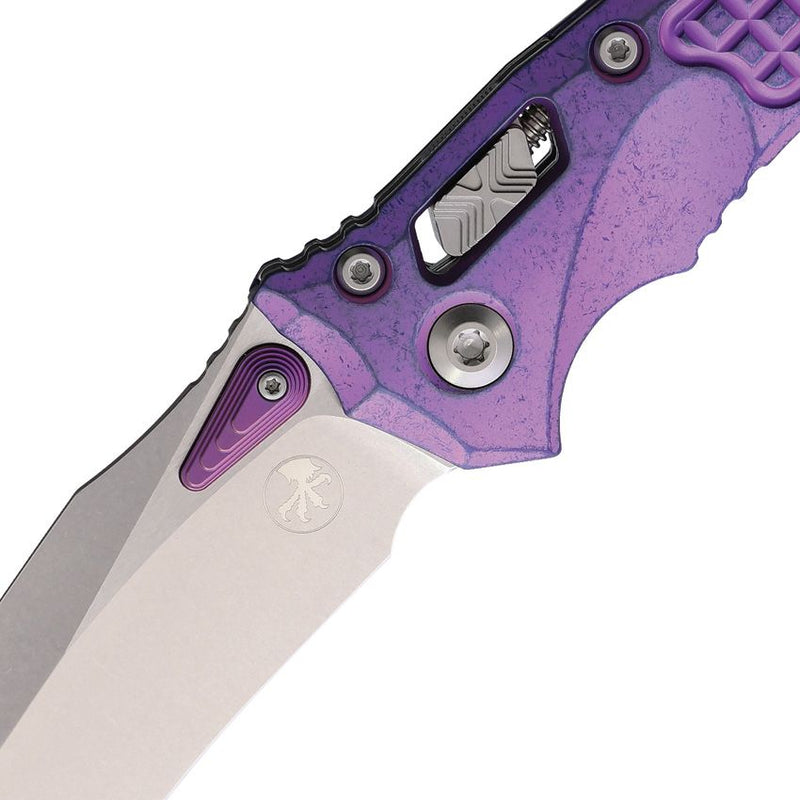 Microtech Amphibian Ram-Lok Select Purple Haze Folding Knife [137RL-10FRMS5]