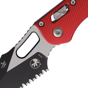Microtech Stitch S/E Ram Lok PS Red [169RL-2FLRD]