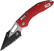 Microtech Stitch S/E Ram Lok FS Red [169RL-3FLRD]