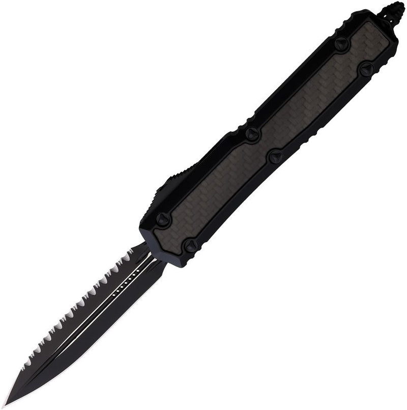 Microtech Auto Makora D/E OTF Blk CF [206-3TCFIS]