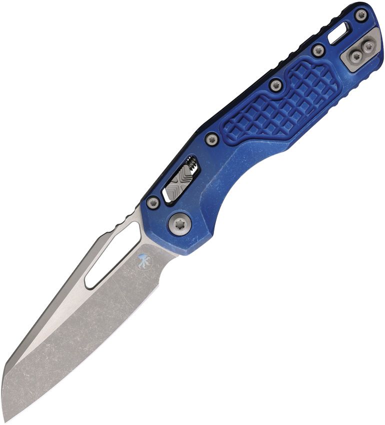 Microtech MSI Ram-Lok Marfione Select Blue Folding Knife [210-10APFRMS2]