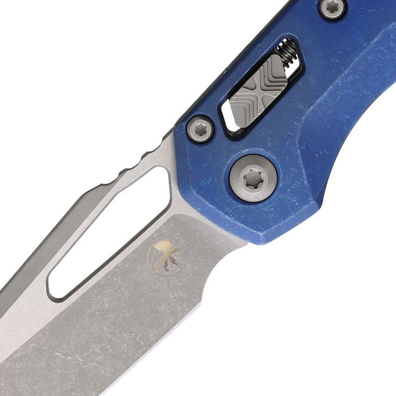 Microtech MSI Ram-Lok Marfione Select Blue Folding Knife [210-10APMS2]