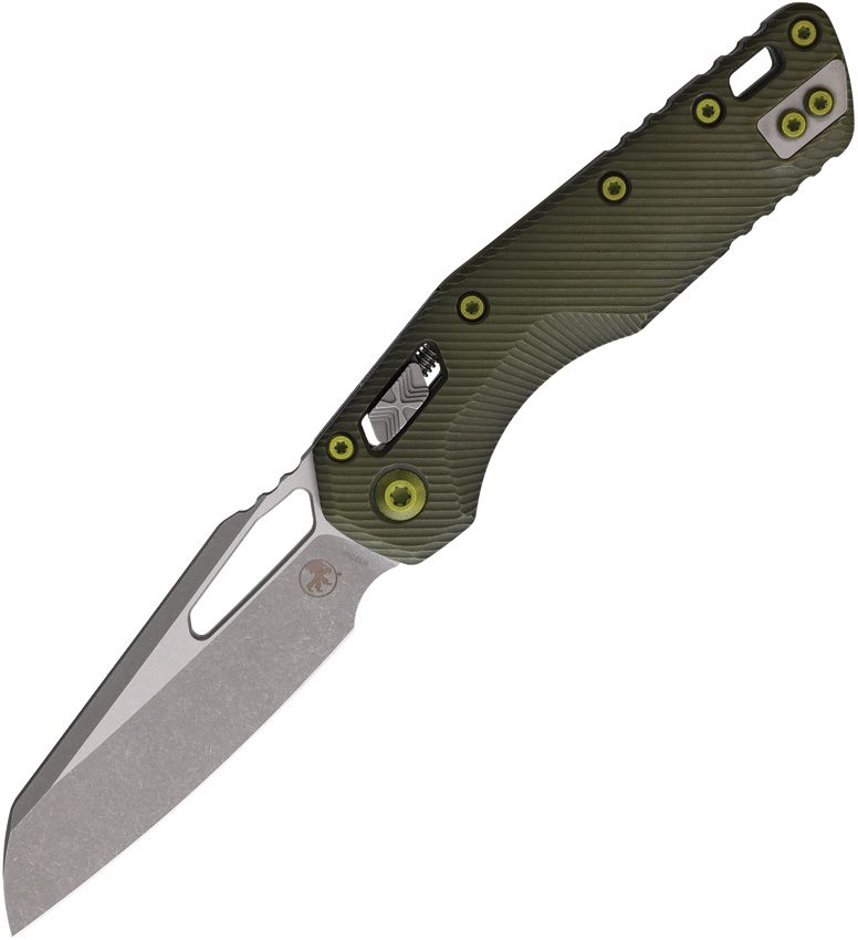 Microtech MSI Ram-Lok, OD Green Fluted Aluminum Knife [210-10FLDGG-U25]