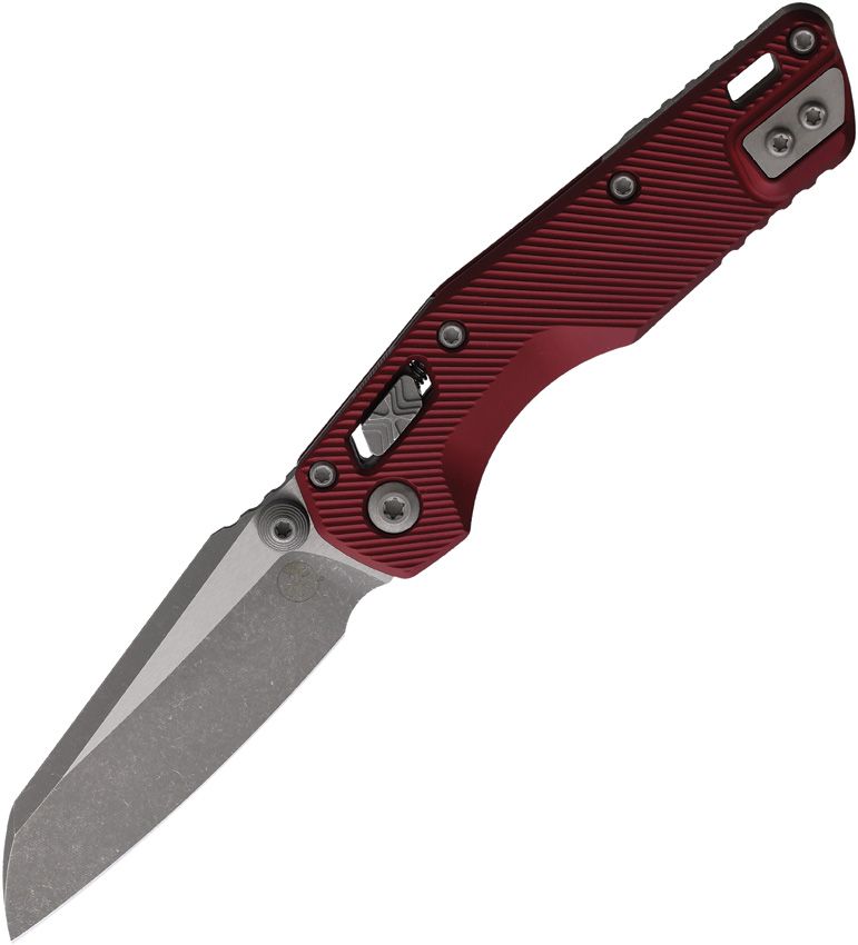 Microtech MSI Mini Ram-Lok AP Fluted Merlot Folding Knife [210M-10APFLMR]