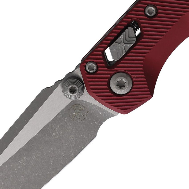 Microtech MSI Mini Ram-Lok AP Fluted Merlot Folding Knife [210M-10APFLMR]