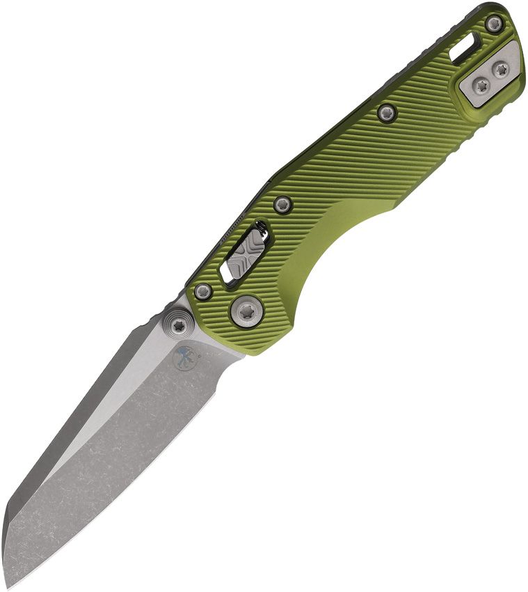 Microtech MSI Mini Ram-Lok OD Green Aluminum Folding Knife [210M-10APFLOD]