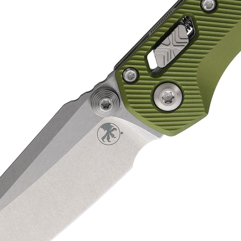 Microtech MSI Mini Ram-Lok OD Green Aluminum Folding Knife [210M-10FLOD]