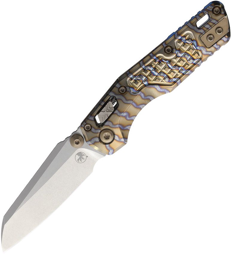 Microtech MSI Mini Ram-Lok Marfione Sel Frag Pattern Titanium Folding Knife [210M-10FRMS13]