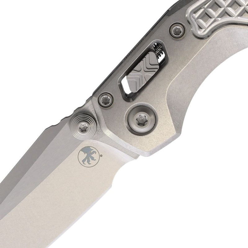 Microtech MSI Mini Ram-Lok Marfione Sel Purple Frag Pattern Titanium Folding Knife [210M-10FRMS4]