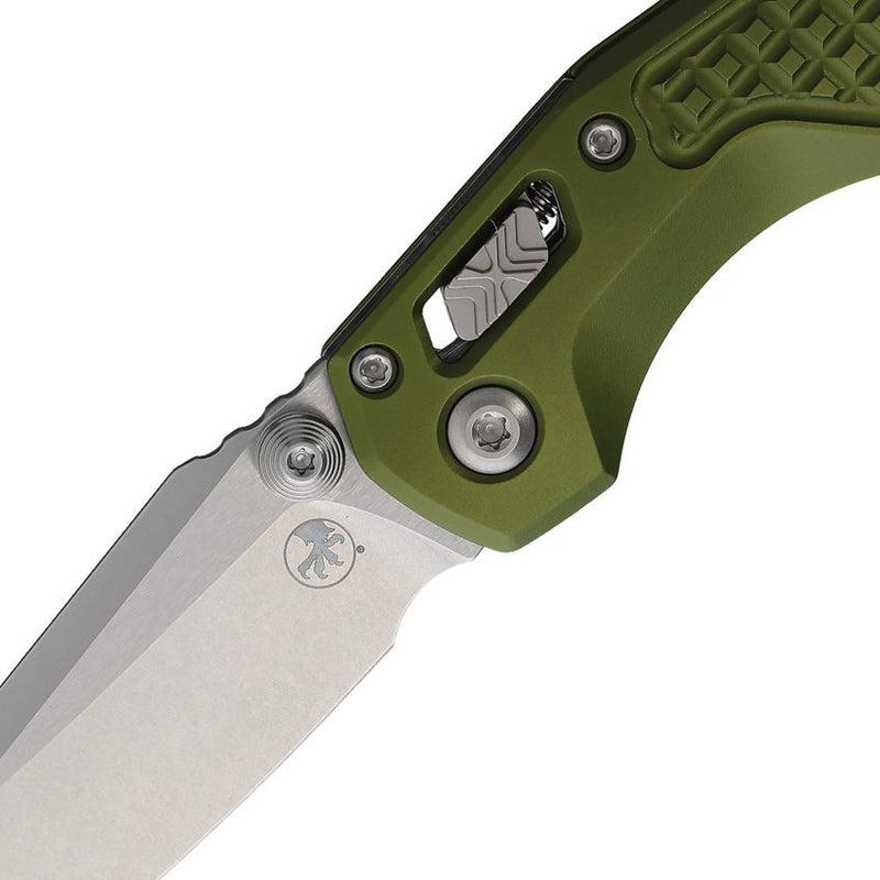 Microtech MSI Mini Ram-Lok OD Green Aluminum Folding Knife [210M-10FROD]
