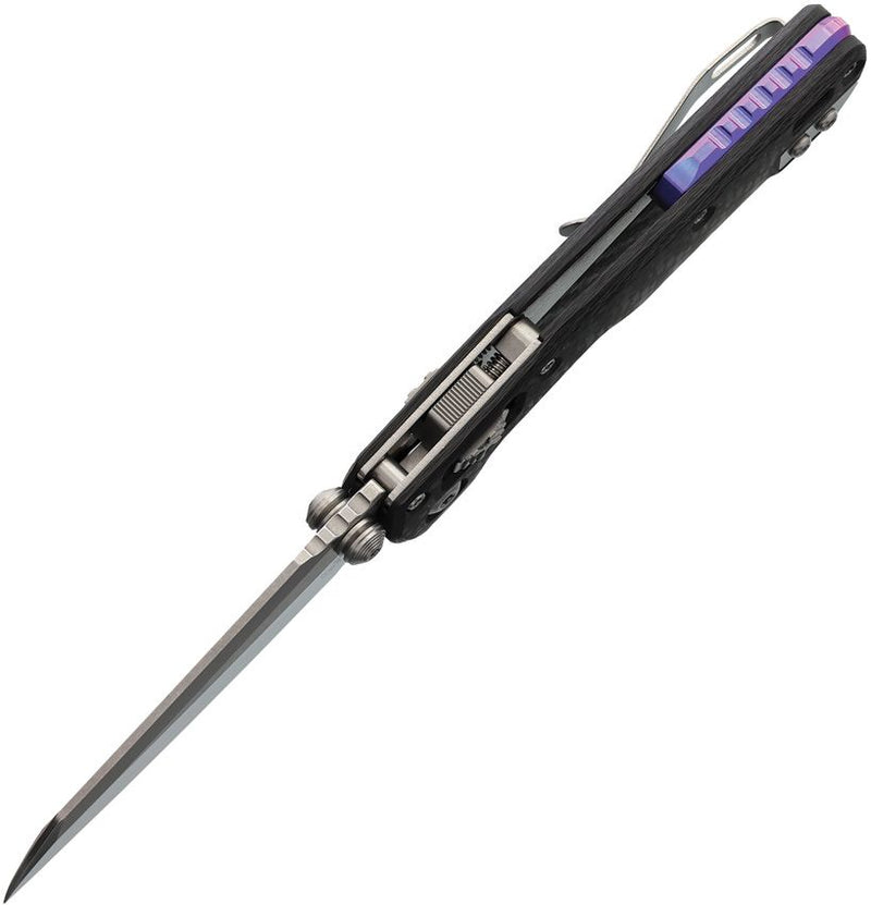 Microtech MSI Mini Ram-Lok Marfione Sel Purple Folding Knife [210M-10MS10]