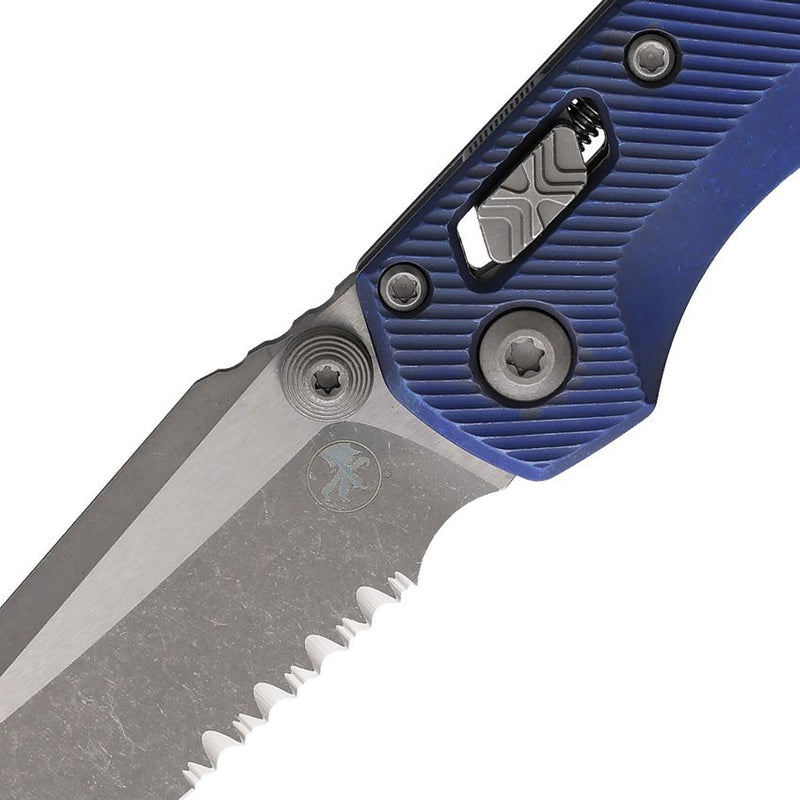 Microtech MSI Mini Ram-Lok Marfione Blue Folding Knife [210M-11APFLMS]