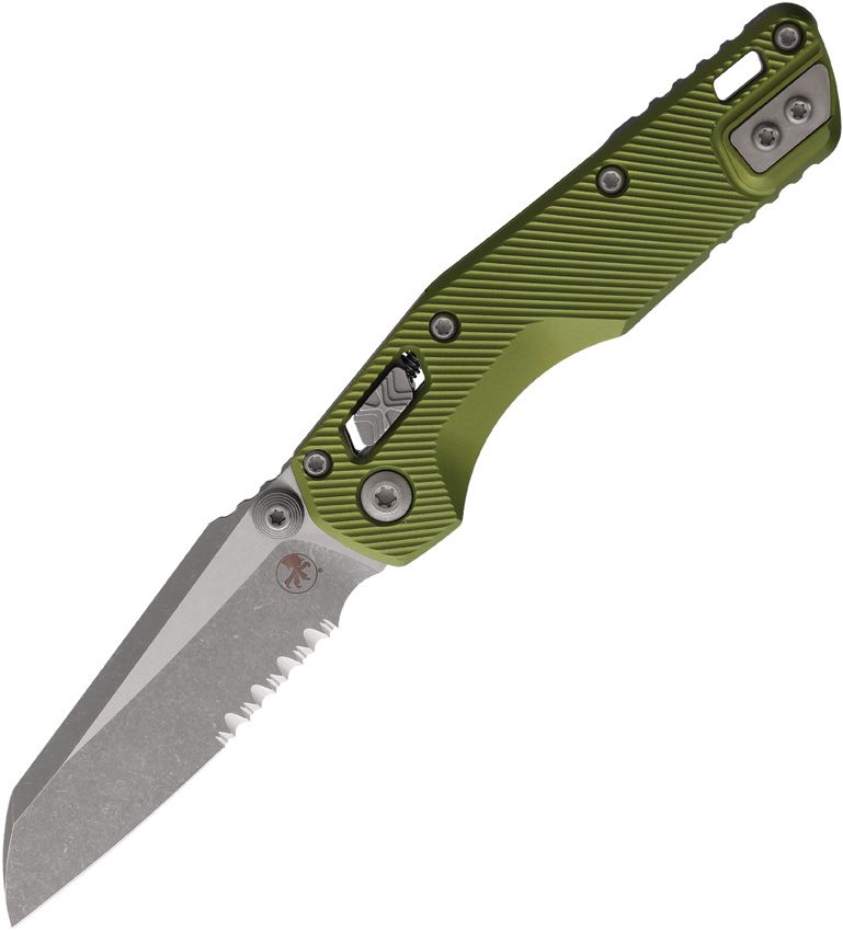 Microtech MSI Mini Ram-Lok AP OD Green Aluminum Folding Knife [210M-11APFLOD]