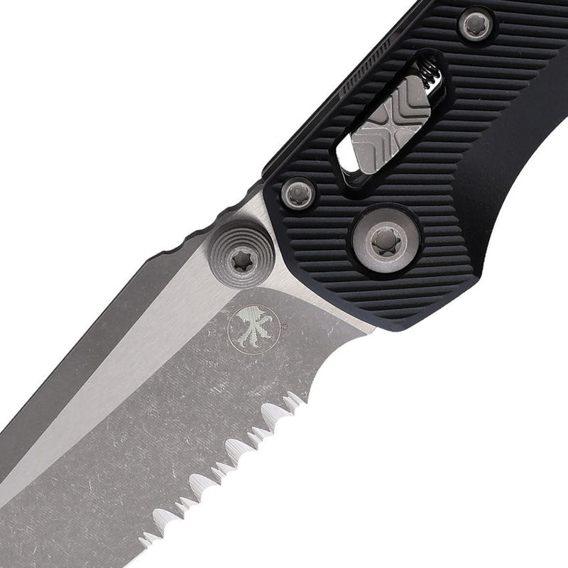 Microtech MSI Mini Ram-Lok AP Black Folding Knife [210M-11APFL]