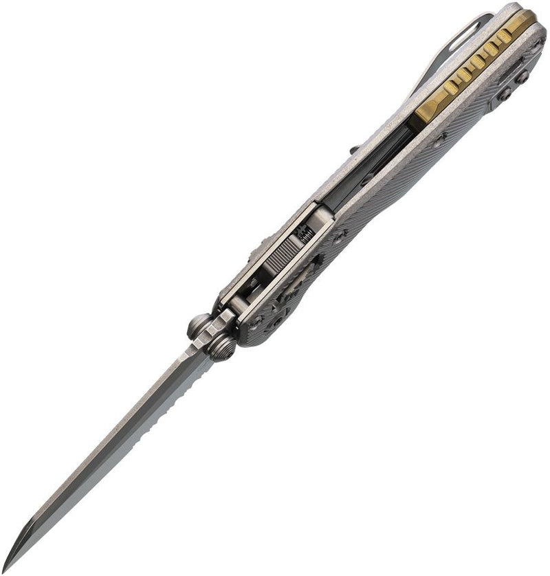 Microtech MSI Mini Ram-Lok Marfione Bronze Folding Knife [210M-11FLMS2]