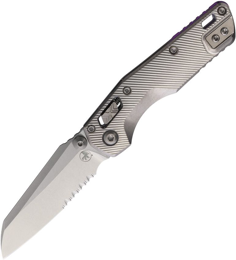 Microtech MSI Mini Ram-Lok Marfione Purple Folding Knife [210M-11FLMS4]