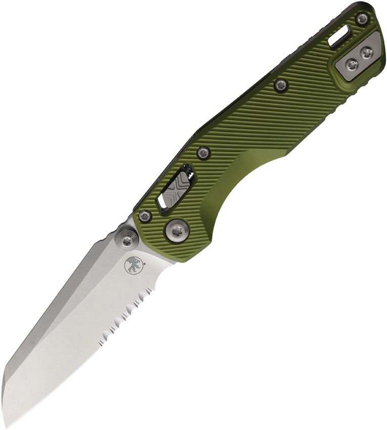 Microtech MSI Mini Ram-Lok S/E OD Green Aluminum Folding Knife [210M-11FLOD]