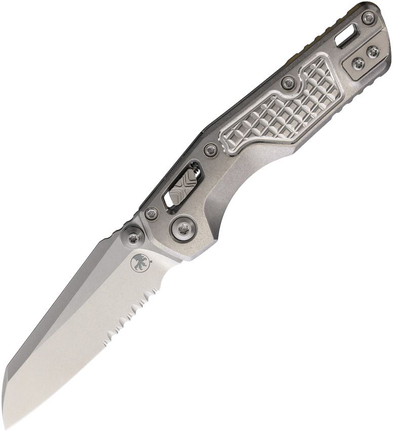 Microtech MSI Mini Ram-Lok Marfione Bronze Frag Pattern Titanium Folding Knife [210M-11FRMS2]