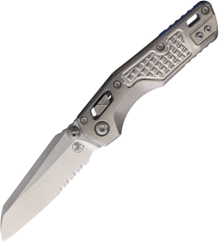 Microtech MSI Mini Ram-Lok Marfione Frag Pattern Titanium Folding Knife [210M-11FRMS3]