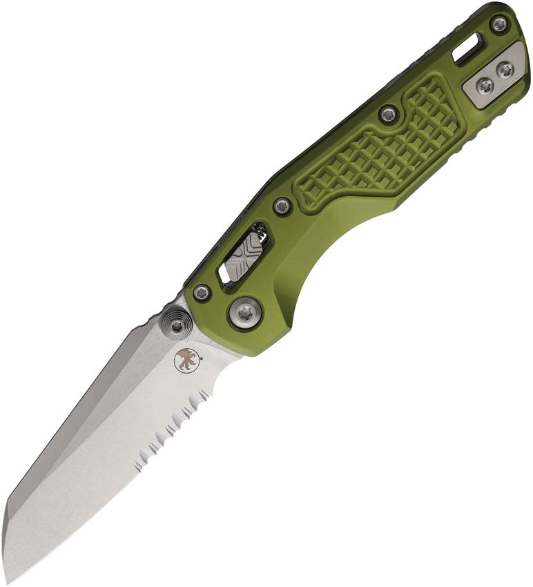 Microtech MSI Mini Ram-Lok S/E OD Green Aluminum Folding Knife [210M-11FROD]