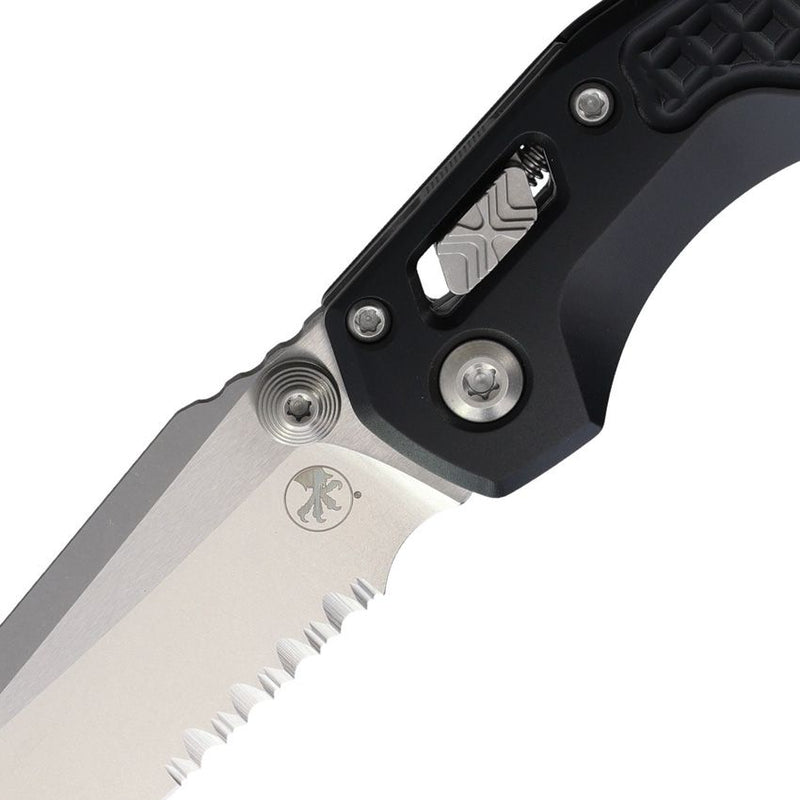 Microtech MSI Mini Ram-Lok SW PS Frag Black Folding Knife [210M-11FR]
