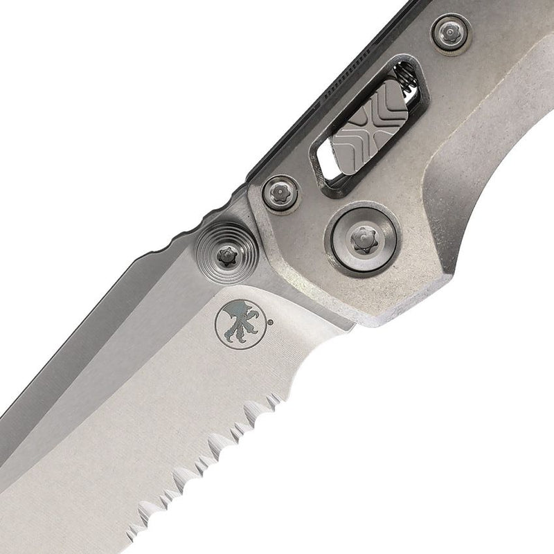 Microtech MSI Mini Ram-Lok Marfione Bronze Smooth Titanium Folding Knife [210M-11MS2]