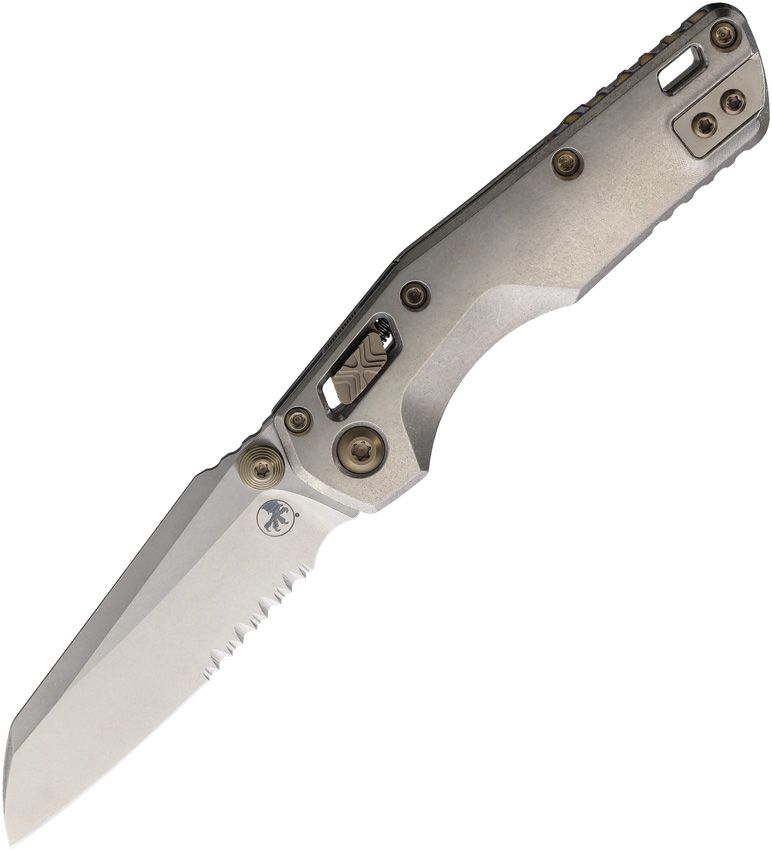 Microtech MSI Mini Ram-Lok Marfione Smooth Titanium Folding Knife [210M-11MS5]