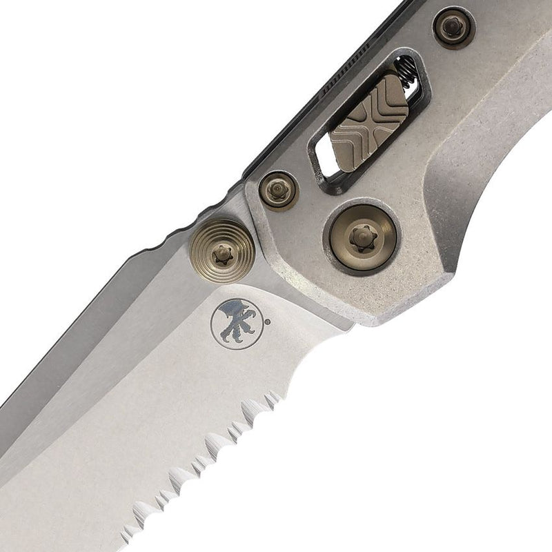 Microtech MSI Mini Ram-Lok Marfione Smooth Titanium Folding Knife [210M-11MS5]