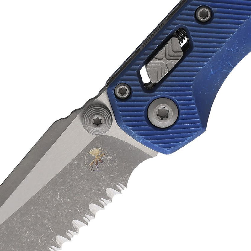 Microtech MSI Mini Ram-Lok Marfione Sel Blue Folding Knife [210M-12APFLMS2]