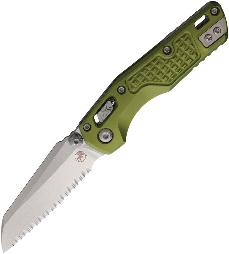 Microtech MSI Mini Ram-Lok S/E OD Green Aluminum Folding Knife [210M-12FROD]