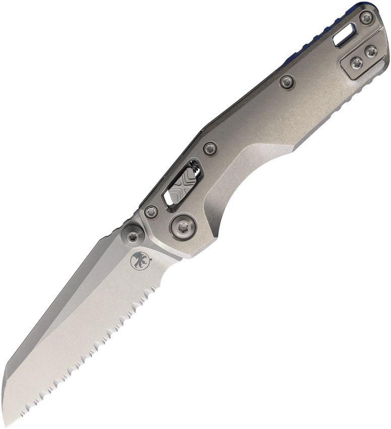 Microtech MSI Mini Ram-Lok Marfione Smooth Titanium Folding Knife [210M-12MS3]
