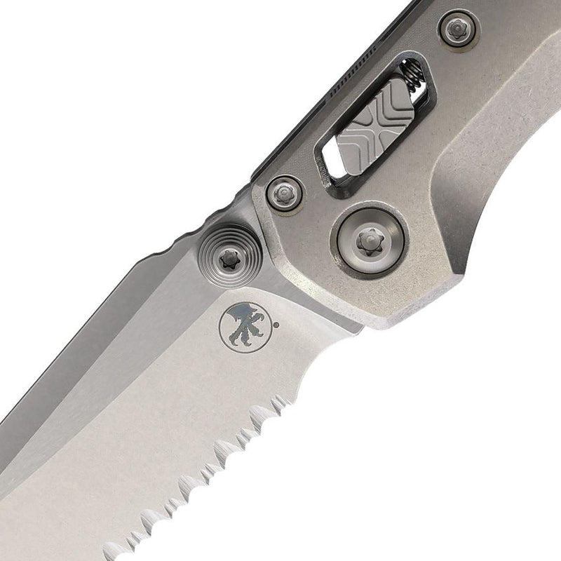Microtech MSI Mini Ram-Lok Marfione Smooth Titanium Folding Knife [210M-12MS3]