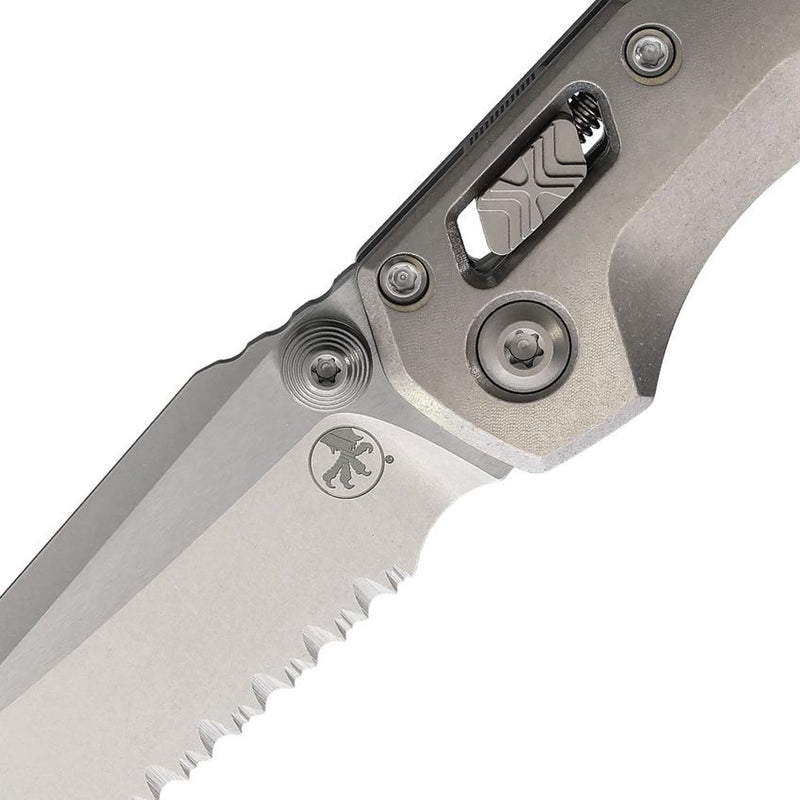 Microtech MSI Mini Ram-Lok Marfione Purple Smooth Titanium Folding Knife [210M-12MS4]