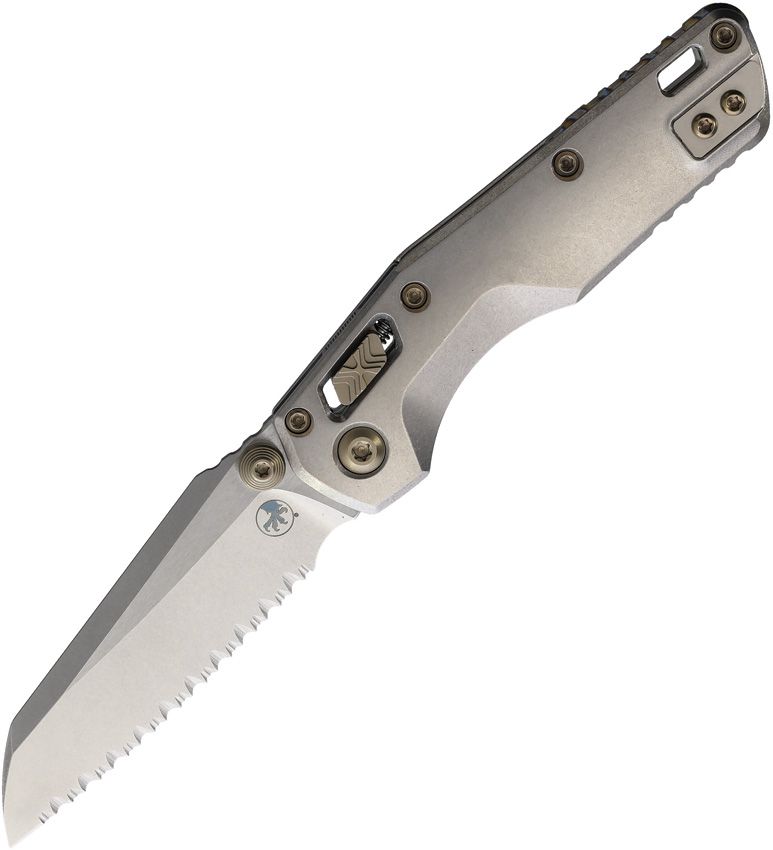 Microtech MSI Mini Ram-Lok Marfione Smooth Titanium Folding Knife [210M-12MS5]