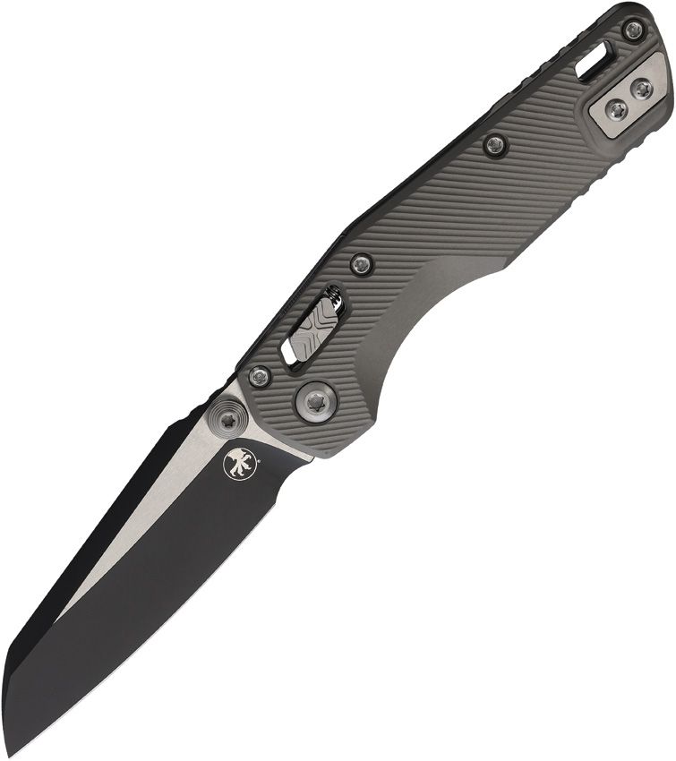 Microtech MSI Mini Ram-Lok Gray Aluminum Folding Knife [210M-1FLNC]