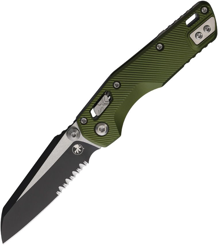 Microtech MSI Mini Ram-Lok OD Green Aluminum Folding Knife [210M-2FLOD]