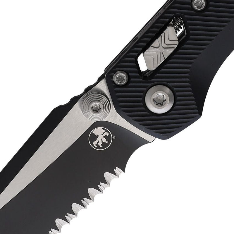 Microtech MSI Mini Ram-Lok S/E OD Black Folding Knife [210M-2FL]