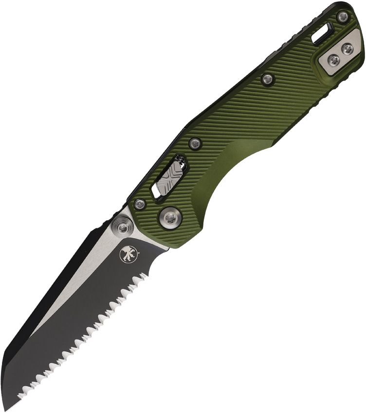 Microtech MSI Mini Ram-Lok OD Green Aluminum Folding Knife [210M-3FLOD]