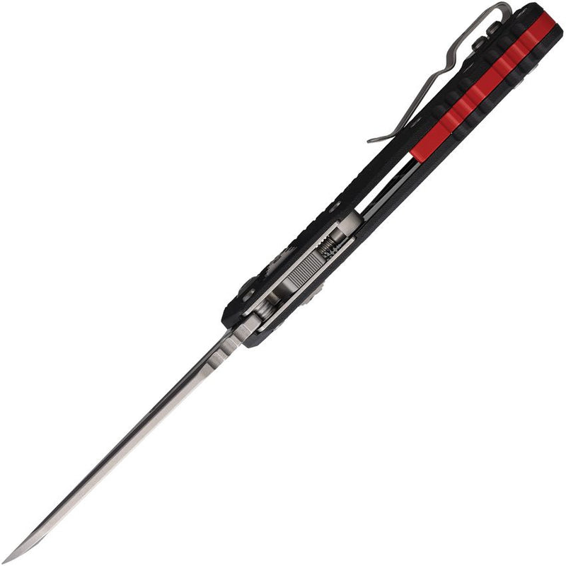 Microtech MSI Ram-Lok Tri Grip Blk/Red [210T-10PMBK-A5]