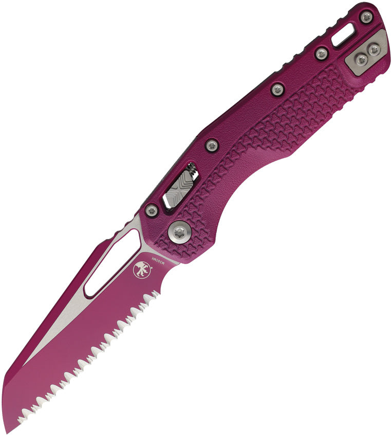 Microtech MSI Ram-Lok Tri Grip Sangria Folding Knife [210T-3PMCSR] — view 1