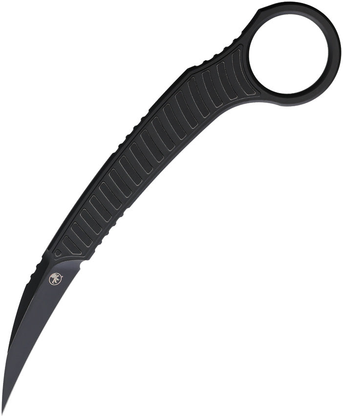 Microtech Feather Fixed Blade Distressed Fixed Blade Knife [215-1DBKS] — view 1