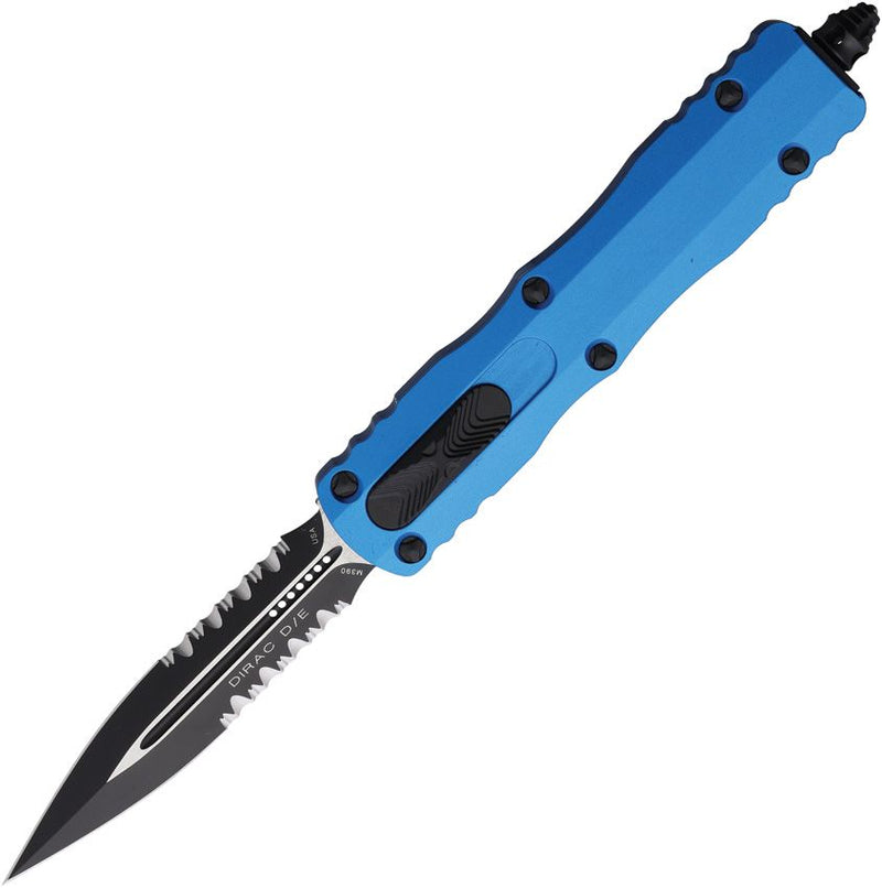 Microtech Auto Dirac D/E OTF Blue PS [225-2BL]
